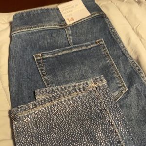 Lane bryant signature fit jegging High rise size 14